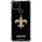 NFL New Orleans Saints Distressed Google Pixel 5 Clear Case